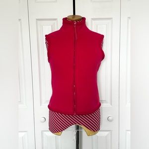 Hot Pink Fleece Vest